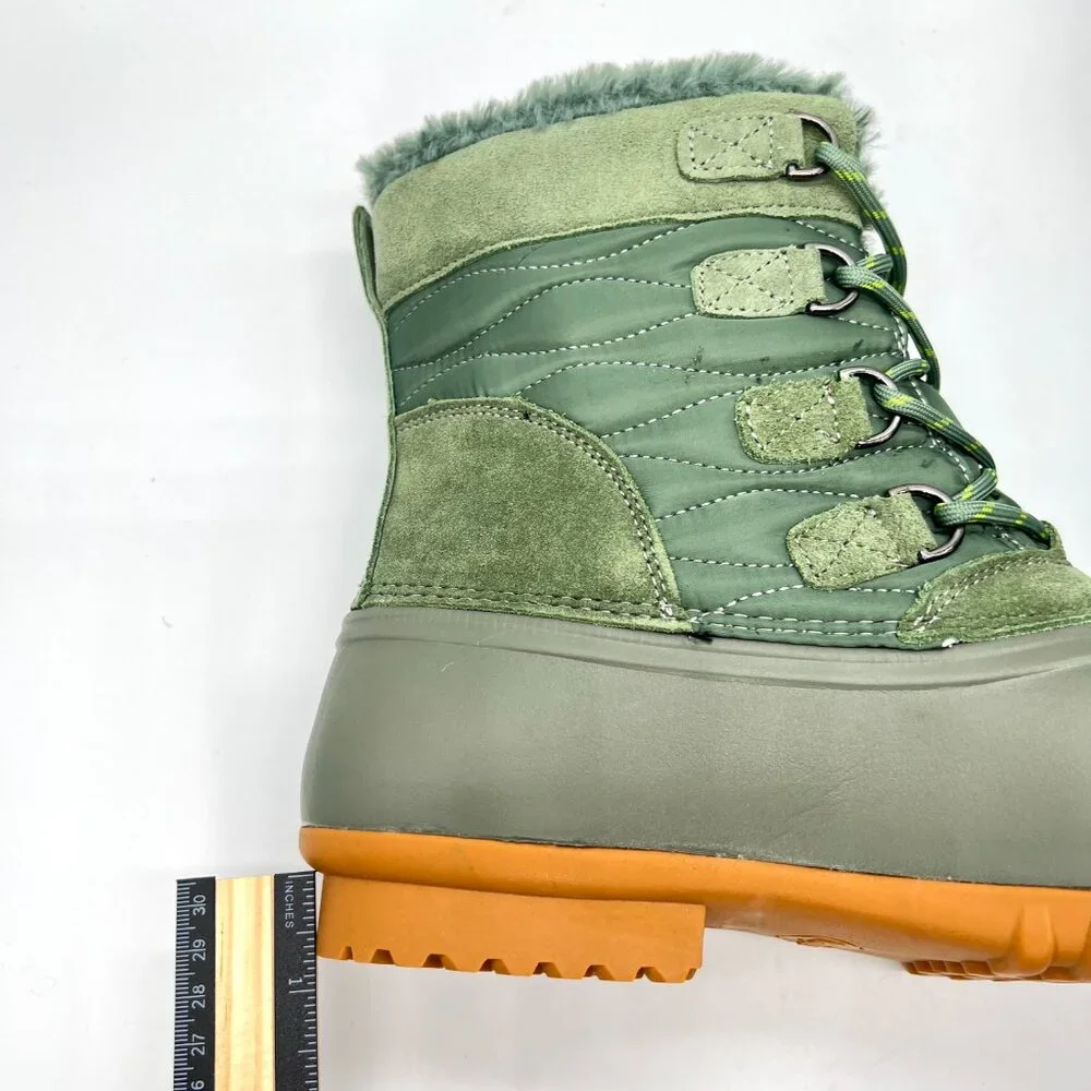 10XX 10 4E EXTRA EXTRA WIDE WIDTH Propet Ingrid Green‎ Winter Snow Boots Shoes
